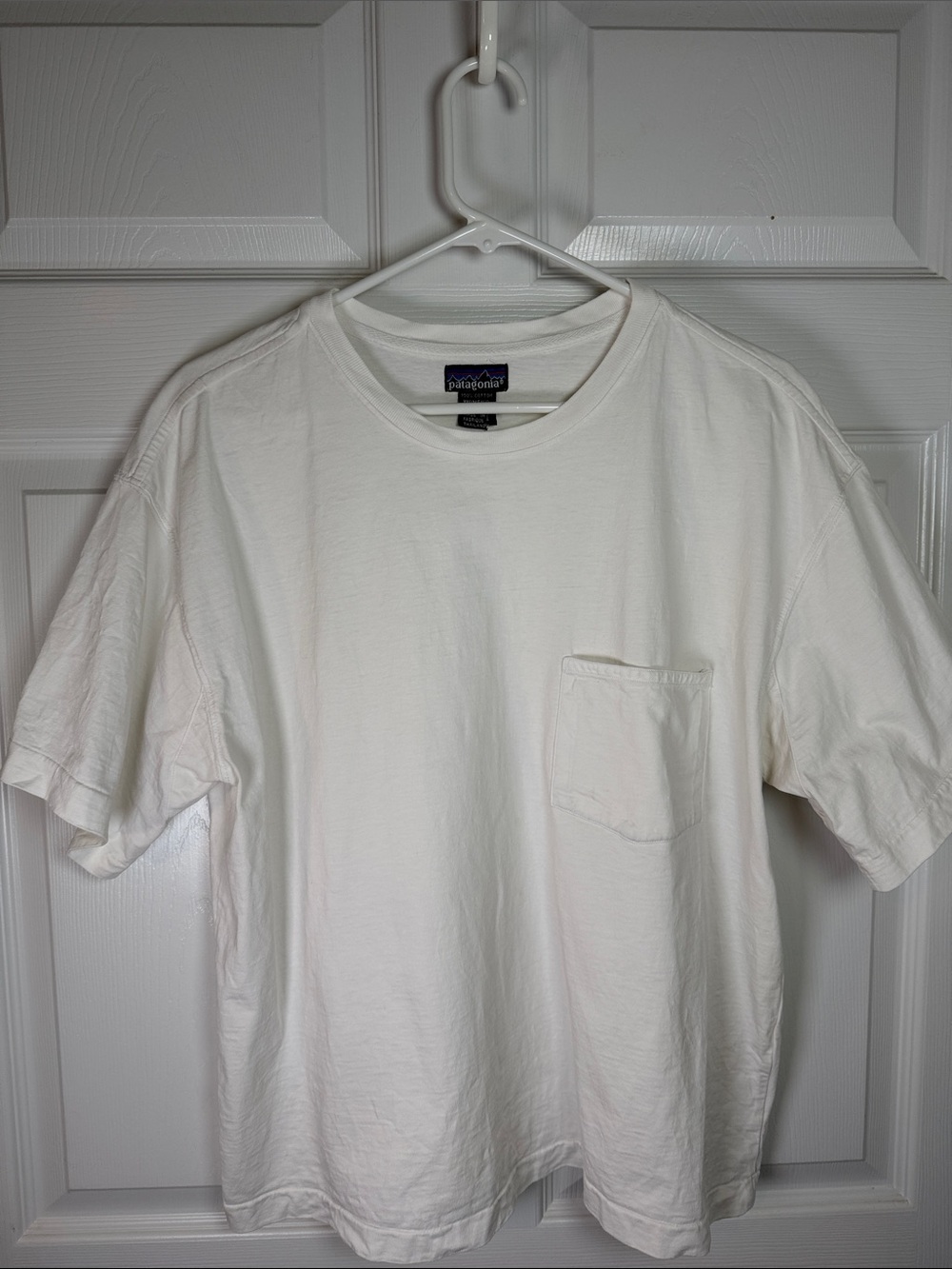 RARE 1990s Patagonia Outdoor Workwear Women’s L Crew Climbing T-Shirt Sample?